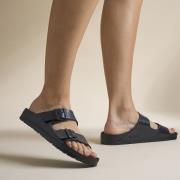 Birkenstock Arizona Slippers zwart Rubber