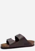 Birkenstock Arizona slippers bruin Imitatieleer