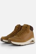 Skechers Uno Mid Veterschoenen cognac Suede