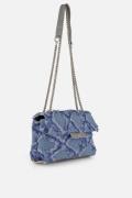 Charm Schoudertas Denim blauw Canvas