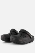 Crocs Classic Fuzz-Lined Slippers zwart