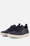 Ecco Byway Sneakers blauw Leer