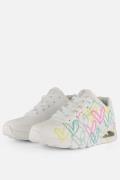 Skechers Uno Changed Love Sneakers wit