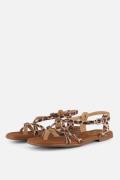 Oh My Sandals Leopard Sandalen beige Leer