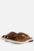 Rieker Dallas Slippers cognac Leer