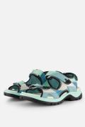 Ecco Offroad Sandalen blauw Nubuck