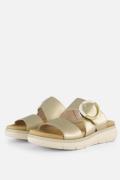 Remonte Slippers goud Synthetisch