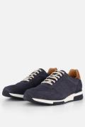 Van Lier Positano Sneakers blauw Leer