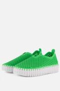 Ilse Jacobsen Platform Instappers groen Microvezel