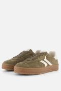 Tamaris Sneakers groen Suede