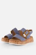 Gabor Sandalen blauw Nubuck