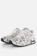 Skechers Uno Process Sketch Sneakers wit