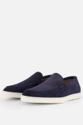 Van Lier Lugano Instappers blauw Leer