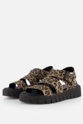 S.Oliver Leopard Sandalen beige Synthetisch