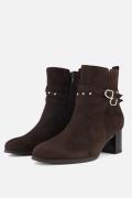 Gabor Enkellaarsjes bruin Suede