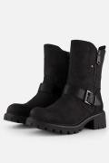 Supercracks Biker boots zwart Pu