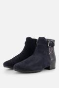 Gabor Enkellaarsjes blauw Suede