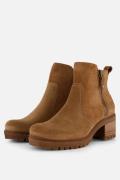 Panama Jack Pauline B13 Enkellaarsjes cognac Suede