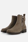 Gabor Enkellaarsjes taupe Suede