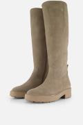 Gabor Hoge laarzen beige Suede