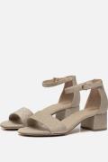 Tamaris Sandalen met hak goud Synthetisch