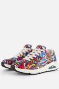 Skechers Vexx Uno Color Doodle Sneakers zwart