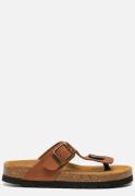 Hush Puppies Slippers cognac Leer