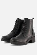 Marco Tozzi Veterboots zwart Synthetisch