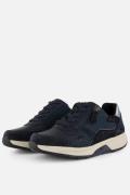 Gabor Rollingsoft Sneakers blauw Suede