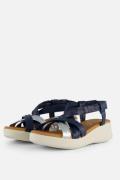 Oh My Sandals Sandalen blauw Leer