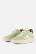 Shoesme Sneakers groen Suede