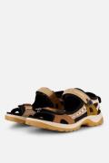 Ecco Offroad Sandalen bruin Textiel