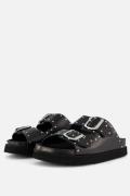 Scholl Beatriz Slippers zwart Leer