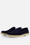 Vertice Instappers blauw Suede