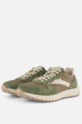 Feyn Sneakers groen Suede