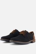 Rieker Veterschoenen blauw Leer