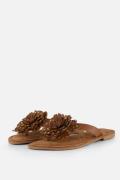 Lazamani Slippers cognac Suede