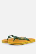 Havaianas Brasil Logo Slippers geel Rubber