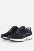 Gabor Rollingsoft Sneakers blauw Suéde