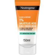Neutrogena Clear & Defend 1 % Salicylic Acid 2-in-1 Wash-Mask 150