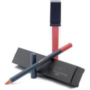 Aden Liquid Lipstick + Lipliner Pencil Set Sweet Peach 13