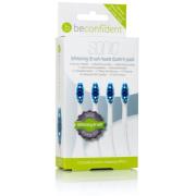 Beconfident Whitening Sonic 4-pack tootbrush heads white 40 ml