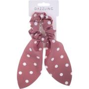 Dazzling Autumn Collection Schrunchie Tail Light Pink