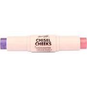 Barry M Chisel Cheeks Highlighter Cream Duo Lilac/Pink