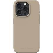 iDeal of Sweden iPhone 15 Pro Silicone Case Beige