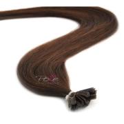 Poze Hairextensions Poze Keratin Standard 50cm 4B Chocolate Brown