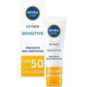 NIVEA SUN UV Face Sensitive Cream SPF50 50 ml