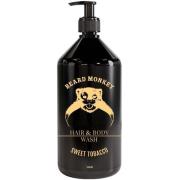 Beard Monkey Hair & Body Sweet Tobacco air & Body  1000 ml