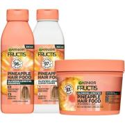 Garnier Fructis Hair Food Pineapple Trio Kit - Shampoo + Conditio