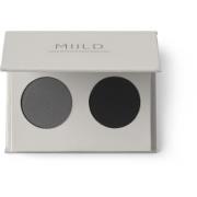 Miild Natural Mineral Eyeshadow Duo Black Gloomy